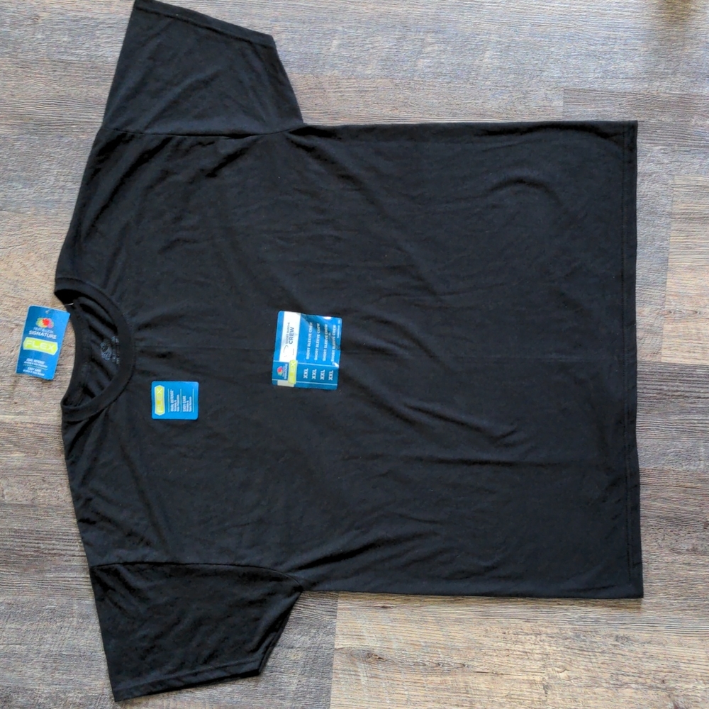 Mens Fruit of the Loom Signature Black TShirt